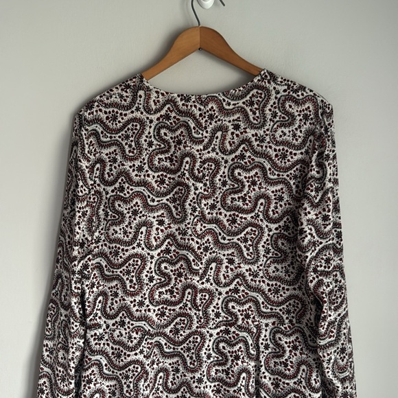 A.L.C. Multicolor Randi Floral Silk Calico Prairie Paisley Mini Dress 10 - Picture 6 of 11